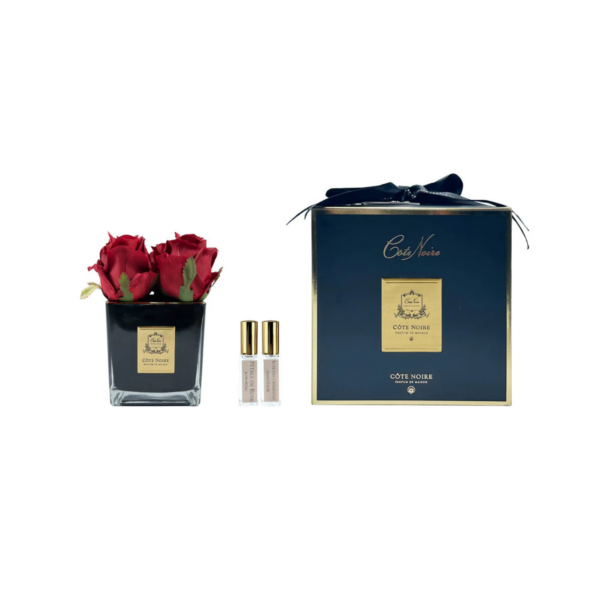 Bougie 4 roses parfumée